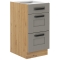Szafka dolna 3 szuflady 40 D 3S PREMIUM BOX